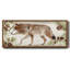 «Rustic Barnwood Animals Collection D», toile encadrée-727539984