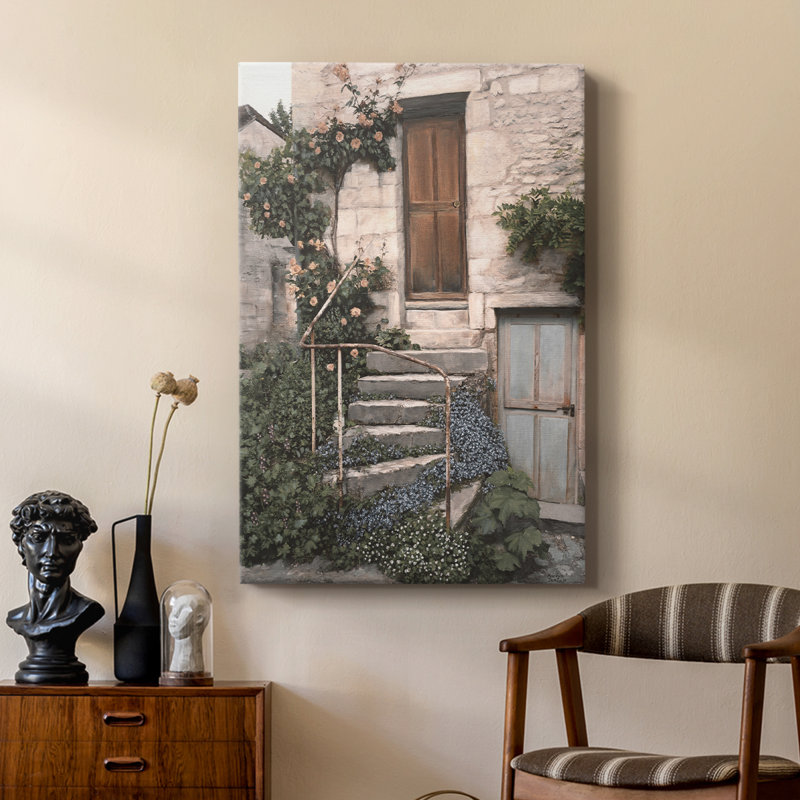 Porte Bleue -Custom Wrapped Gallery Cavas