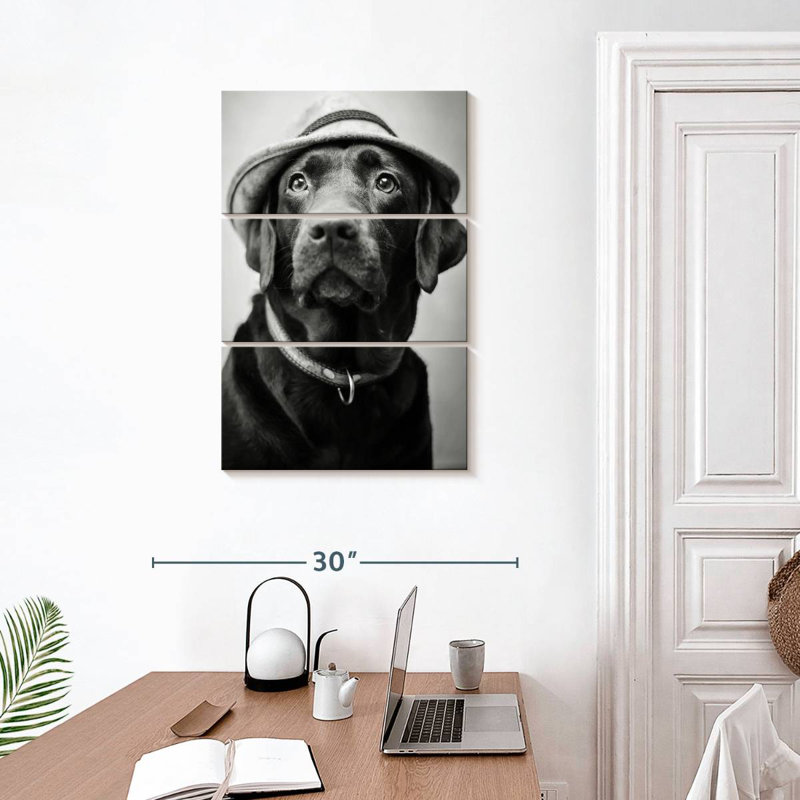 Brampt Black Labrador Boss, 32" H x 20" W
