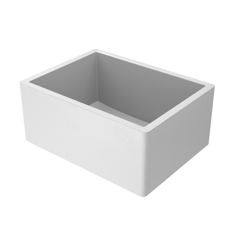 NativeStone® 24" L x 18" W Kitchen Sink, Pearl