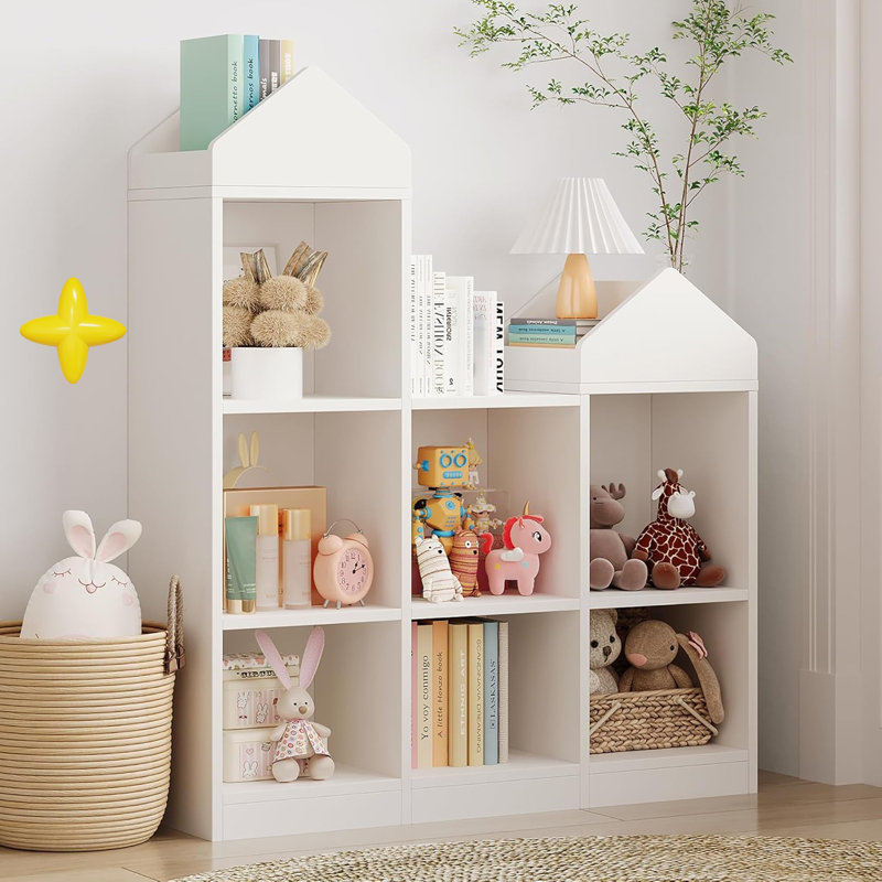 Bibliothèque pour enfants 7 compartiments