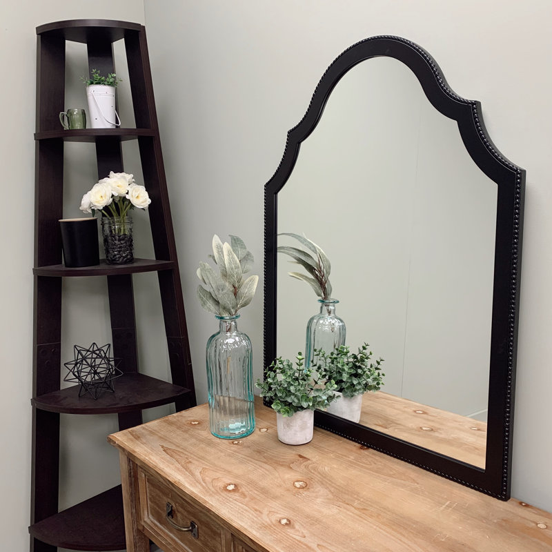 Couran Arch Mirror, Matte Black, 32.38" x 24.38"