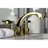 Kingston Brass Kaiser Two-Handle 3-Hole Deck Mount Widespread Bathroom Faucet with Brass Pop-Up Drain-52197118