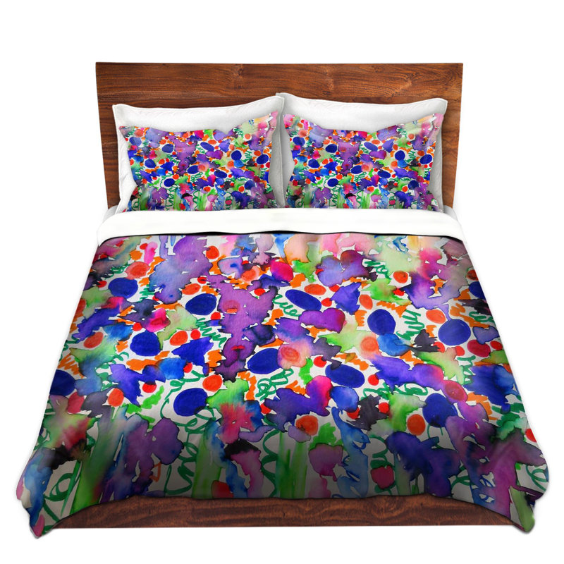Polyester Abstract Duvet Cover Set, 1 Queen Duvet Cover + 2 Standard Shams