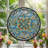 Compass Rose Stained Glass Window Panel，7.8H-1543246230