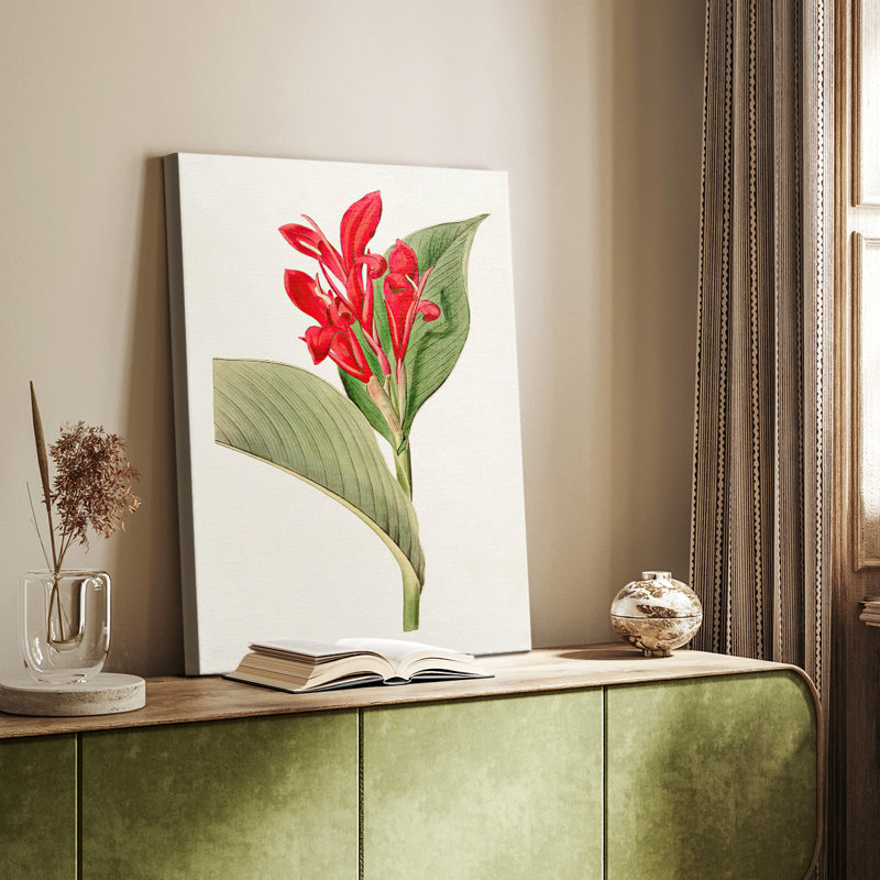 FloraOfTheTropicsIV -Custom Wrapped Gallery Cavas, 18" H x 12" W