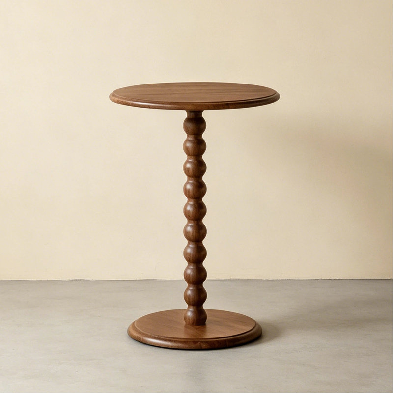 Table de bout 16,53 po, Bois de frêne noisette