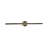 31.7" Minimalist Vanity Linear LED Curved Wall Sconce