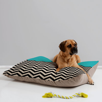 Hewlett Geometric Pet Bed