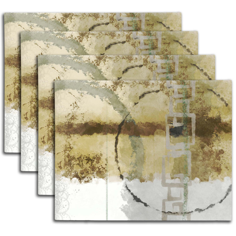 Napperon abstrait en polyester