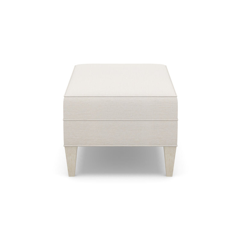Ottoman, Sandstone, Gray Polyester