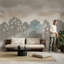 Papier peint Misty Landscape Minimal Trees-1616196266-1616196247