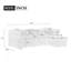 Canapé modulaire 87,7 po Cozy Teddy