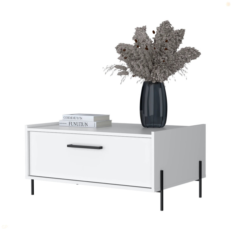 Table basse 15 po Shan, H 15,59 po x L 33,12 po x l 22,5 po