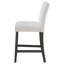 Ensemble de 2 chaises de comptoir rembourrées Alba Boucle-105835117