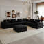 Canapé modulaire moderne 7 pièces en compression Corduroy