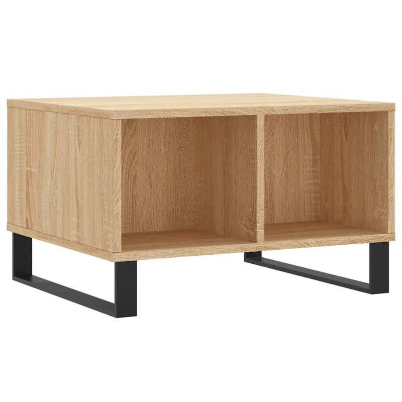 Mitra Sled Coffee Table with Storage, Sonoma Oak