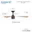 Ventilateur de plafond à DEL intérieur / extérieur Elavan-116509562-116509563