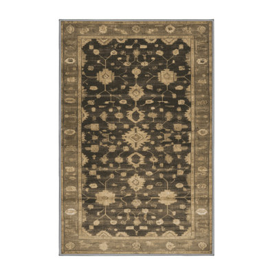 Tapis brun lavable à la machine