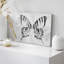 Animaux, animaux monochromes monochromes gris, noir et blanc, impression sur toile-93629295-93629291