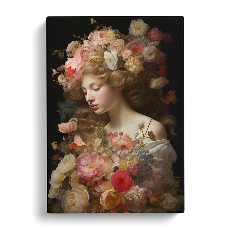 Floral Renaissance - Print, 60cm H x 40cm W x 3cm D