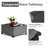5 - Person Outdoor Rattan Seating Group With Cushions-1607467788-1546363681