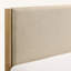 3-Piece Rubberwood Bedroom Set, Platform Bed With Two Nightstands, Queen