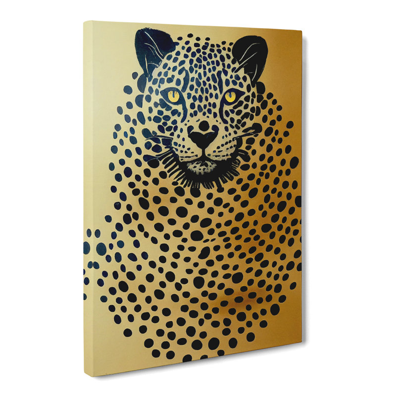 Leopard Modern Vol.1 - Wrapped Canvas, 76cm H x 50cm W x 3cm D