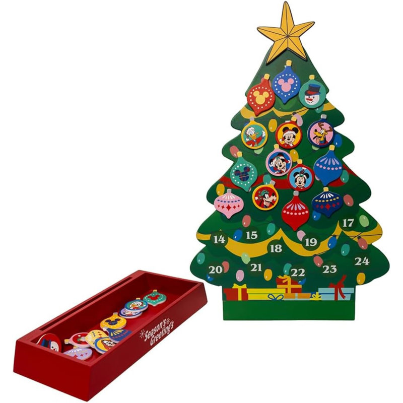 Arbre de l'Avent Kurt Adler 16 pouces avec ornements magnétiques Disney