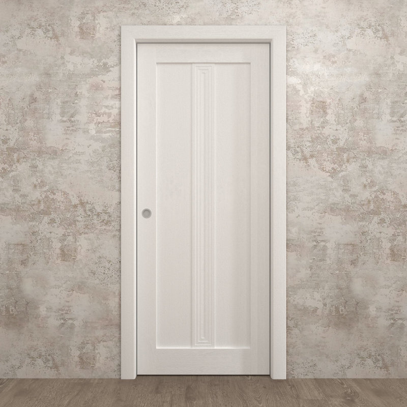 Porte coulissante à poche | Ego 5006 | Ensemble de quincaillerie de rail | Portes intérieures modernes en bois massif pour chambre à coucher