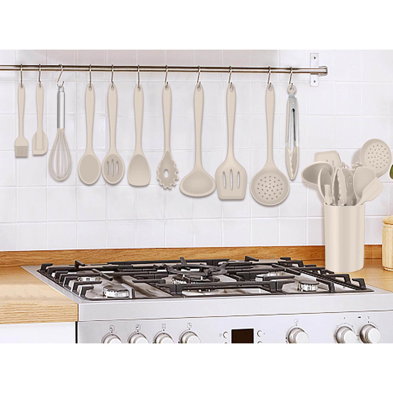 LIFEWITA 12 Utensil Set, Khaki