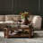 JENZEN Glass Top Single Coffee Table