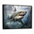 Black Floater Framed