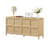67'' Modern Sideboard Storage Cabinet With Tip-On Opening, Soft-Close Hinges, And Tilt-Proof Wall Mount, Bedroom Dresser Oak.-988465635