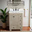Meuble-lavabo 24 po avec lavabo Lavanti Depos - 100% bois massif de qualité supérieure, meuble-lavabo gris élégant avec armoire de rangement-988704048-988704054