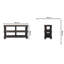 130cm Solid Wood Console Table