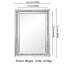 Ensemble console et miroir mural modernes de 120 cm (47,24 po) - Style ultramoderne, contemporain et glamour