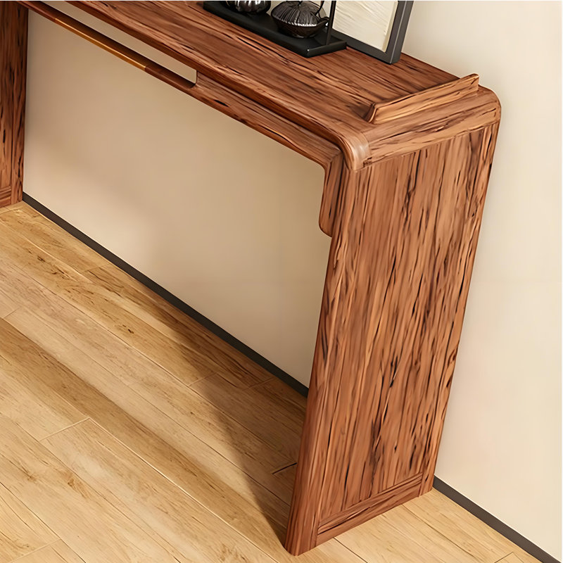 Console en bois massif de style moderne, H 33,4 po x l 62,9 po x P 14,9 po