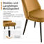 49Cm H Modern Velvet Upholstered Dining Chair for Kitchen/Dining Room-833569436