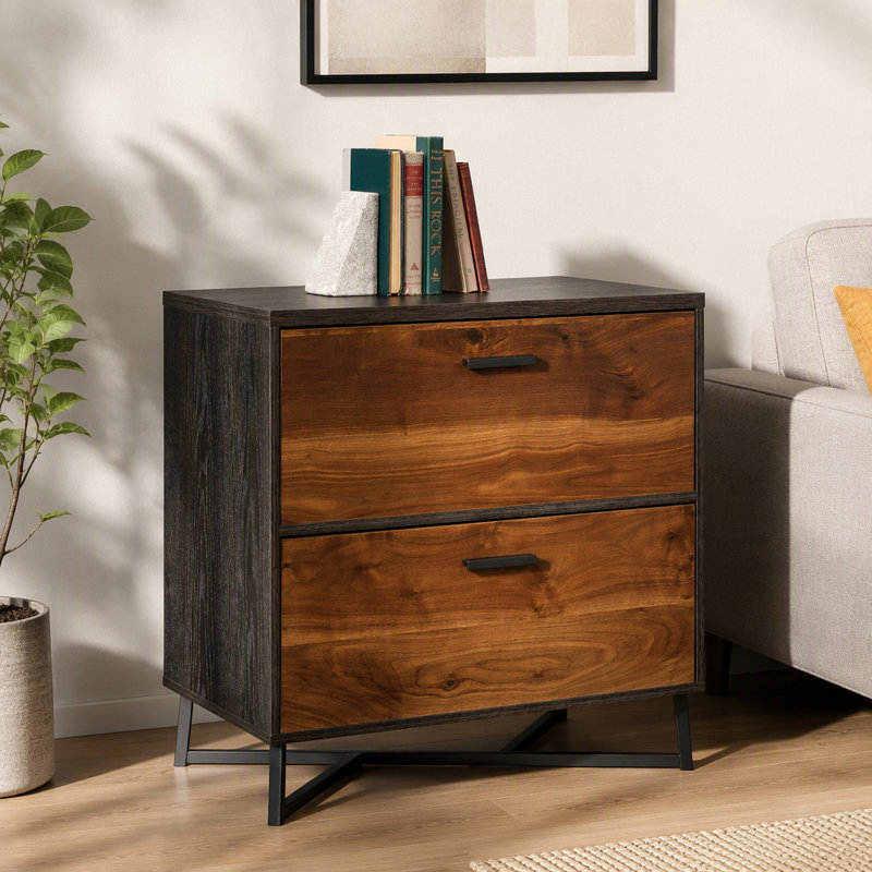 Lateral File, Dark Walnut Finish