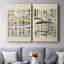 ABSTRACT Series cmxxxi - Toile tendue avec châssis de qualité supérieure - Prêt à être accroché-108954701