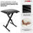 5 Core Keyboard Bench 2 Inch Padded Cushioned Piano Stool Height Adjustable 19" Guitar Seat Portable