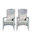 Chaise de patio avec coussins (coussin gris)-1125353246