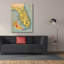  «Florida Post card 6» par Wild Apple Portfolio, art mural sur toile, 40 po x 54 po