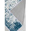 Tapis bleu / gris en polyester fabriqué à la machine Jiya-526340942