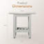 Banc de douche, tabouret de douche avec tablette de rangement, chaise de douche ...