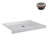 Streamline 48 in. x 36 in. Corner Acrylic Shower Base in Matte Marble with Center Drain, Drain Included-118934417