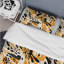 Literie moderne guépard orange et noir Fusion I-123216029