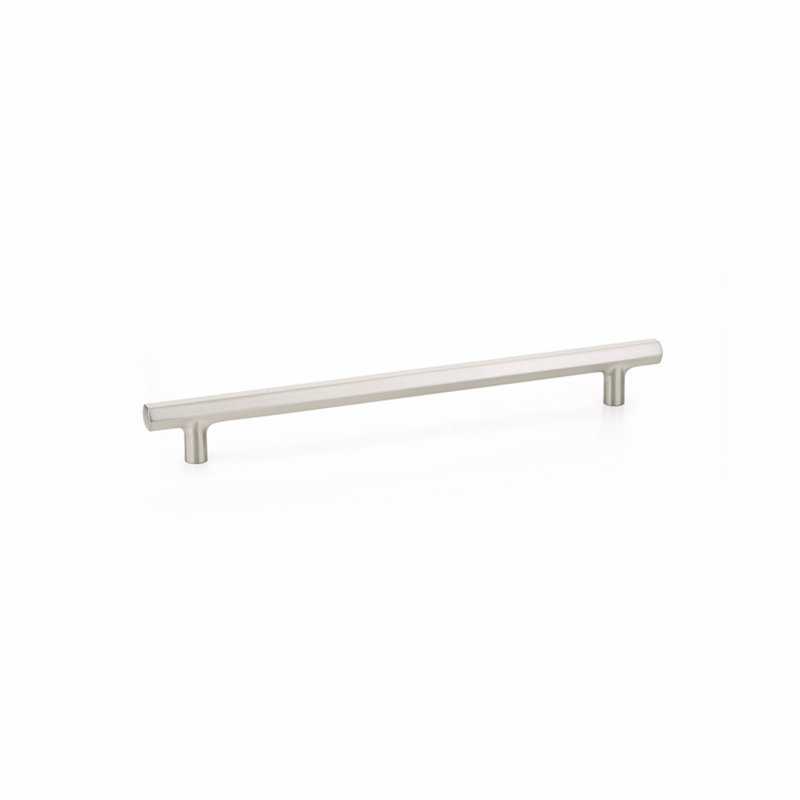 Emtek Modern Hex Cabinet Pull, Satin Nickel, 5" 