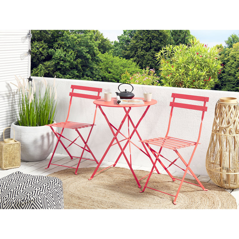 Aadhvika Bistro Set, Red